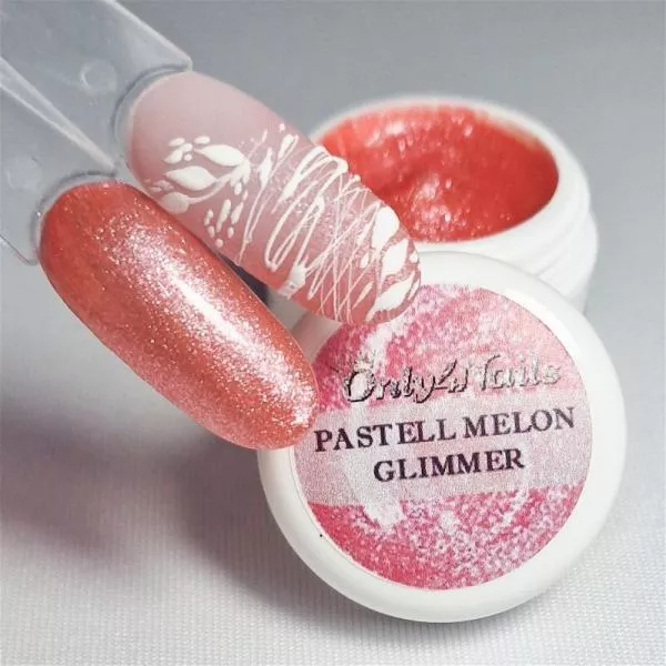 Farbgel Pastell Melon Glimmer 5ml